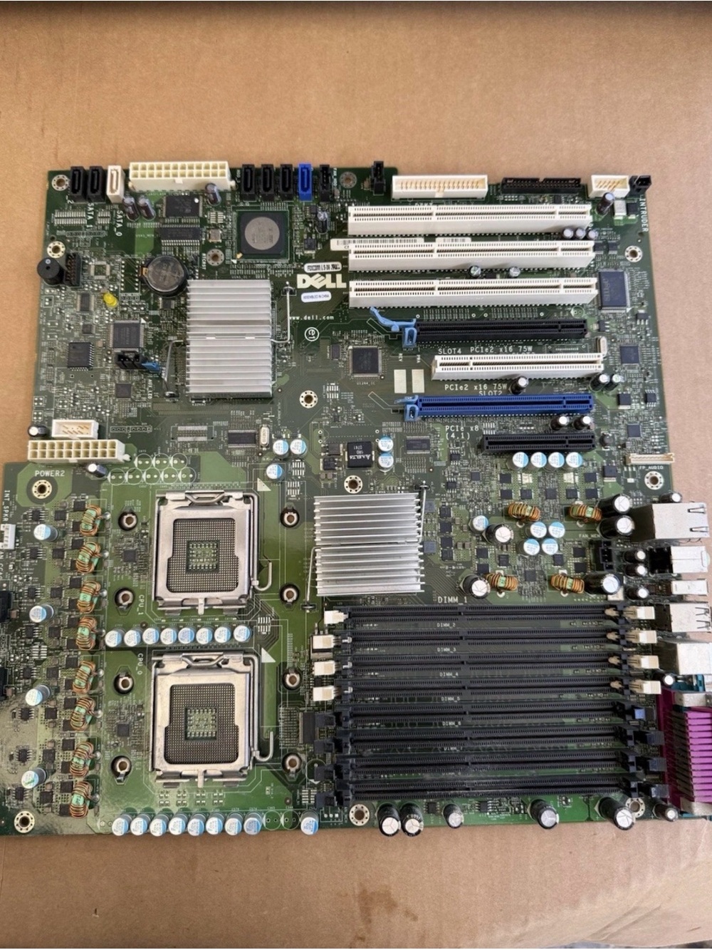 Dell Green Dual-CPU Server Workstation Motherboard